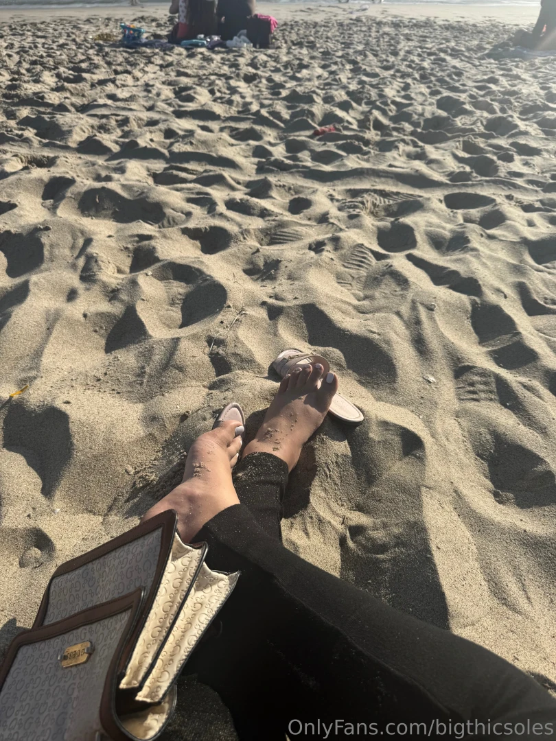 Beach day sandy white toes part 1 