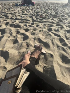 Beach day sandy white toes part 1