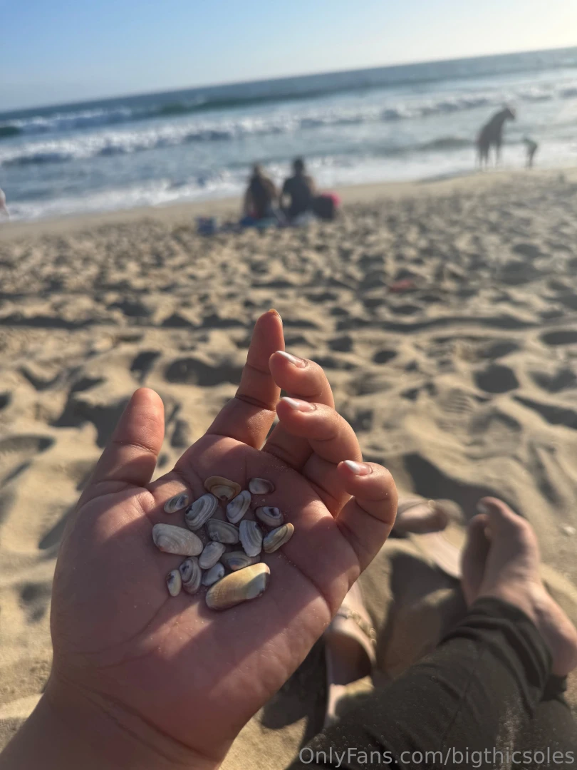 Beach day sandy white toes part 3 