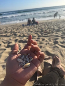 Beach day sandy white toes part 3
