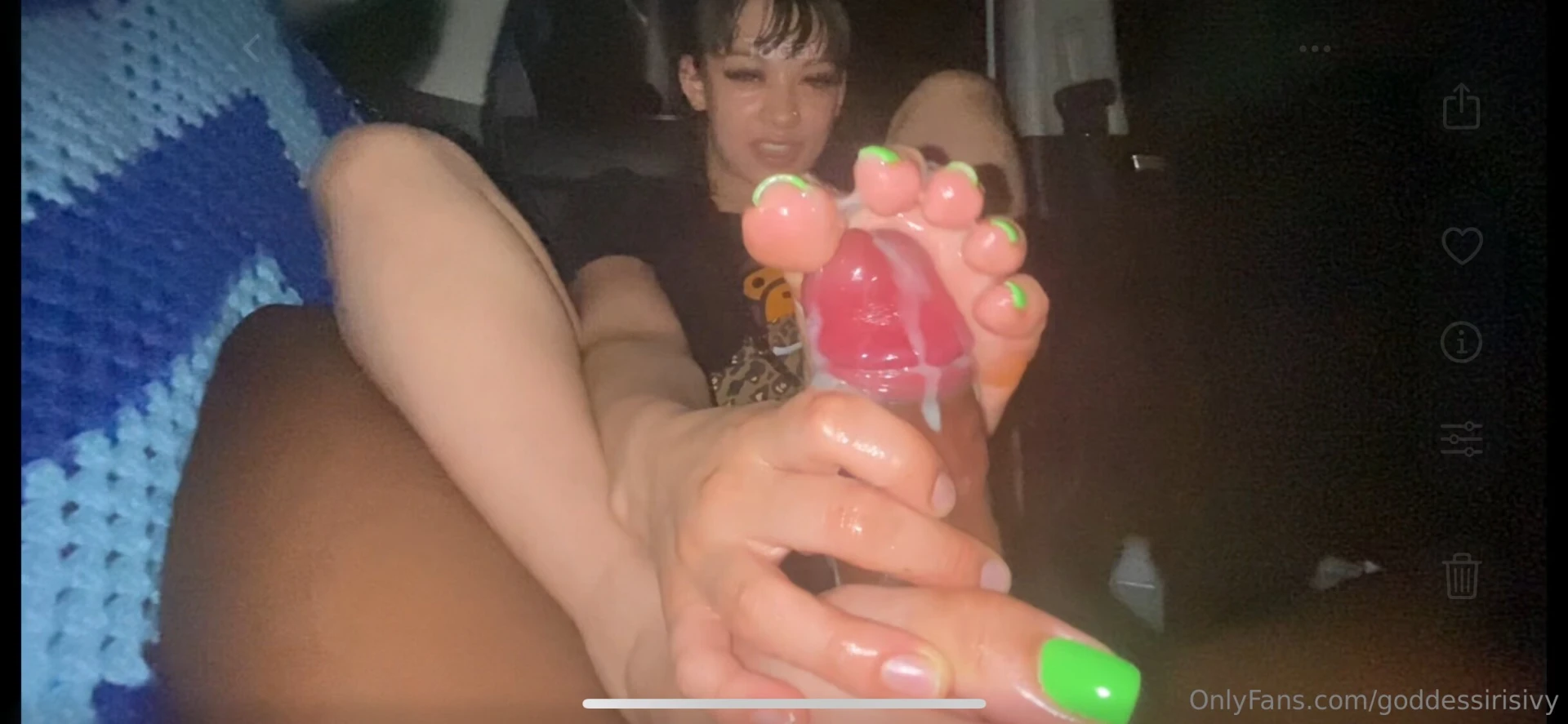Tease and denial foot job 19 mins long 2024 part 1 