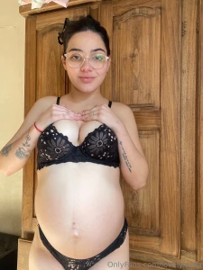 Black lingerie looks good on me right part 1