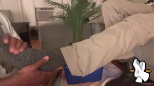 When you say you re into feet and a size 12 bro takes it very