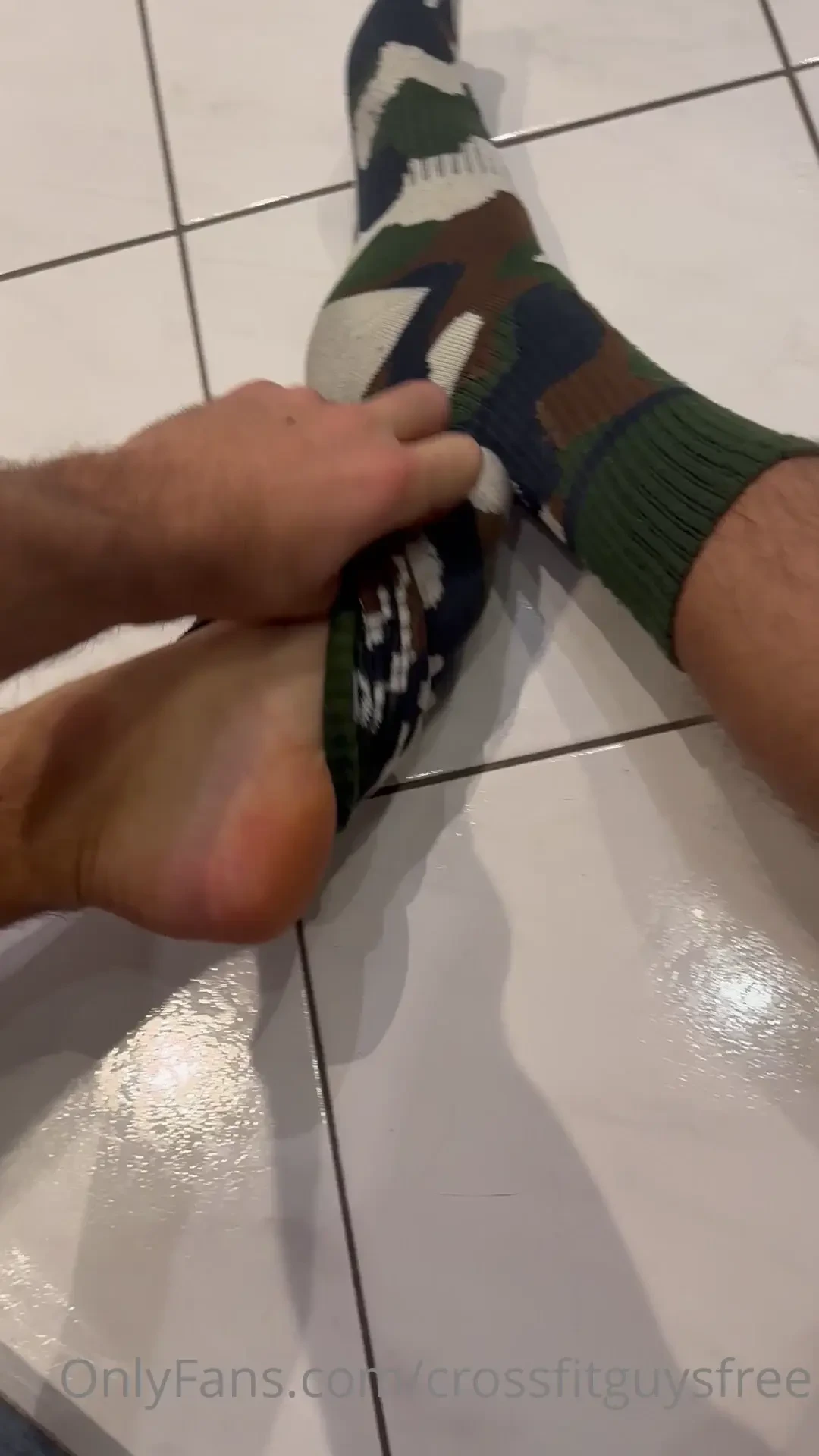 Need someone to handle my feet after the workout crossfit socks feet 