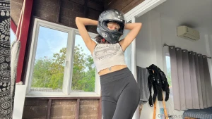 Strapped in suited up and ready to ride but tell me are you here to