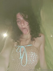 Tongue out thoughts unfiltered intentions deliciously dangerous