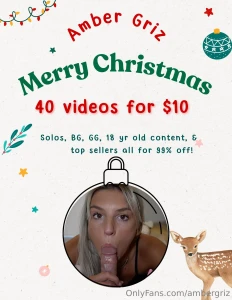 Merry christmas 40 fucking videos for 10 tip asap this deal expires in part 1