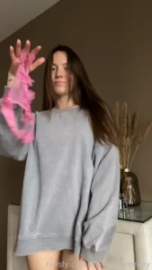 That red fabric is hiding something very tasty boobs footfetish custom