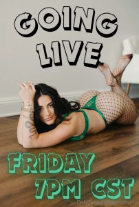 Who s coming to my live tomorrow