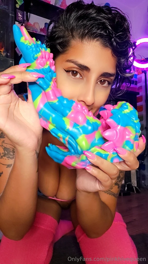 Just filmed something sloppy and slurpy before my tattoo appointment 