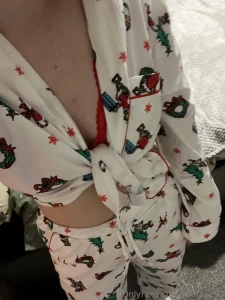 Still in my christmas pjs anyone wanna take them off part 1