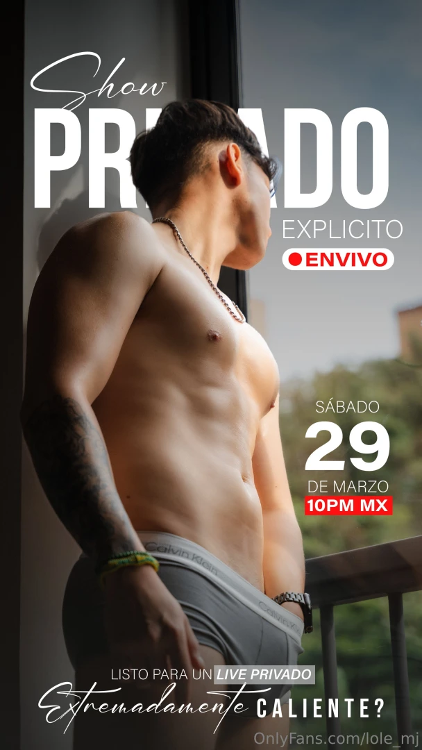 No puedes faltar a mi show caliente fecha s bado 29 de marzo hora 10pm 