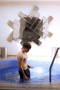 Te meter as conmigo a la alberca o te da miedo mojarte con lo que