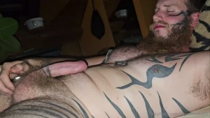 Sweat and loads of cum watch how productive i m with my huge penis