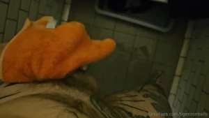 Who is the happy boy who loves the towel