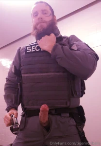 Well well messing with the security guard aren t we