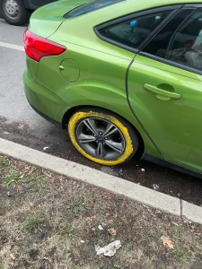 Accidentally did this leaving a parking garage