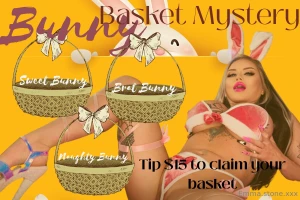 She s packed 3 easter baskets and each one s stuffed with sin choose