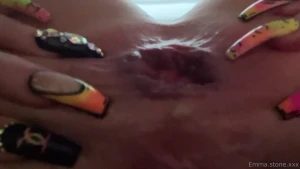 Is my rosebud winking at you still got cum dripping out of me after