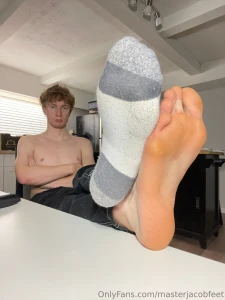 Ripping off these sweaty socks after a long day of work get to part 2