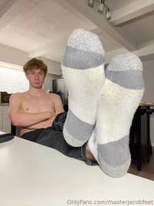 Ripping off these sweaty socks after a long day of work get to part 1