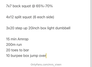 Leg day and stuff part 1