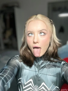 I ve got spider woman outfit and i made new porn hot video in it ready