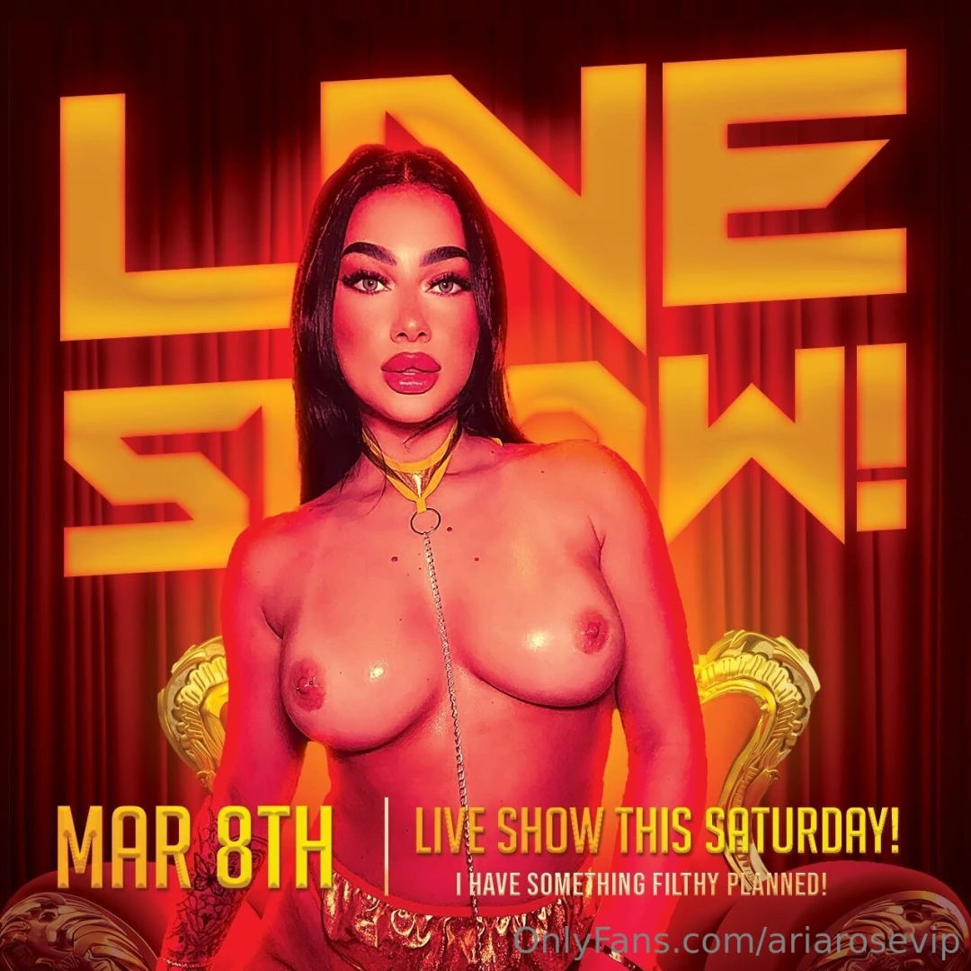 Live show this saturday 9 30pm til late who s joining me there will be 
