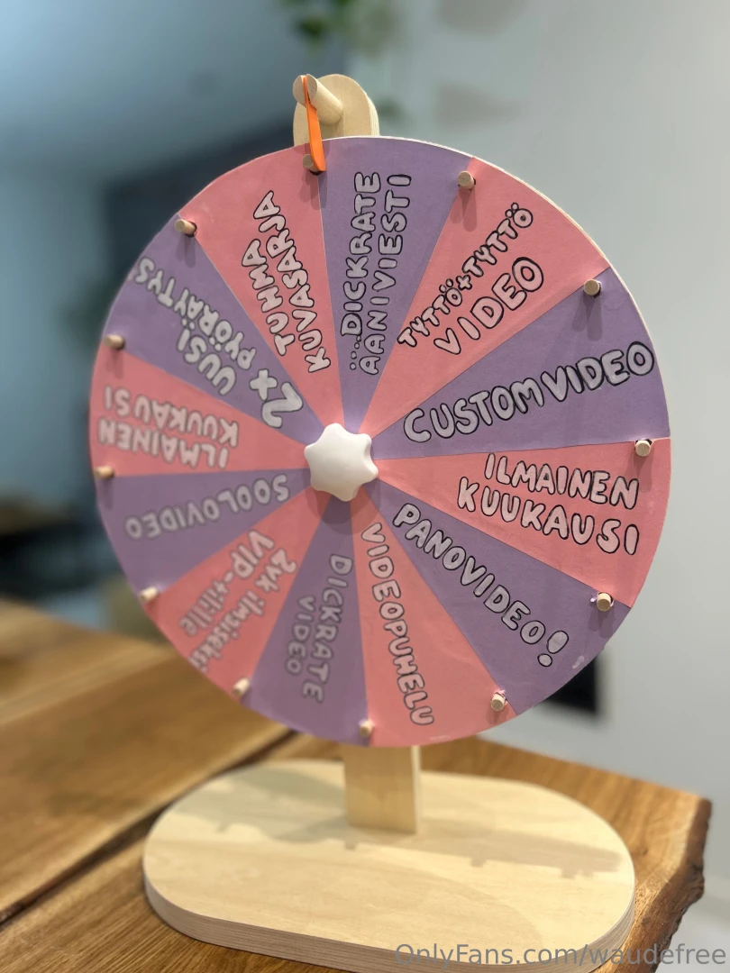 My fortune wheel is still available one week on my main waudeee go 