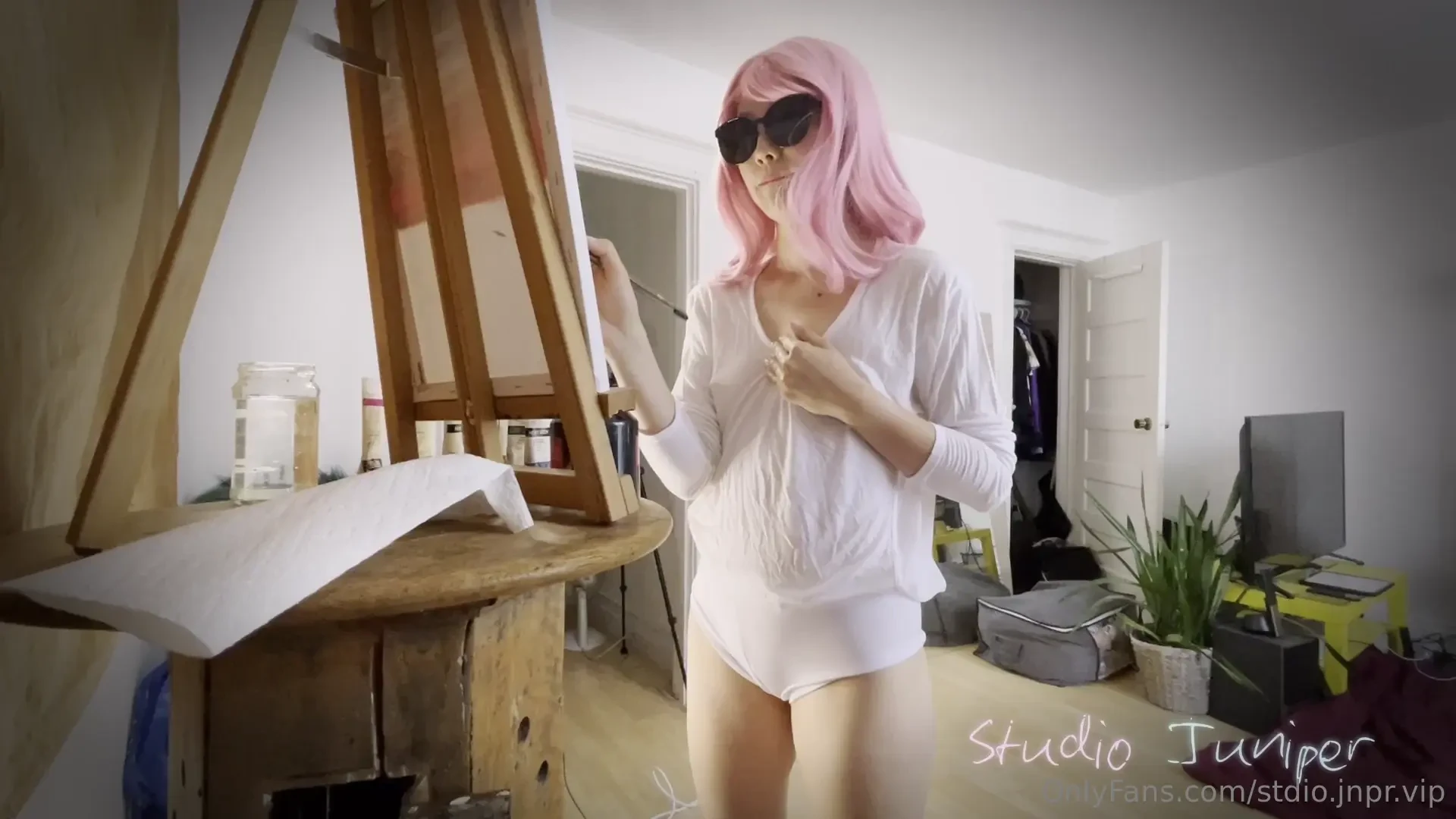 Onlyfans version painting again watch me try a paint-along video part 