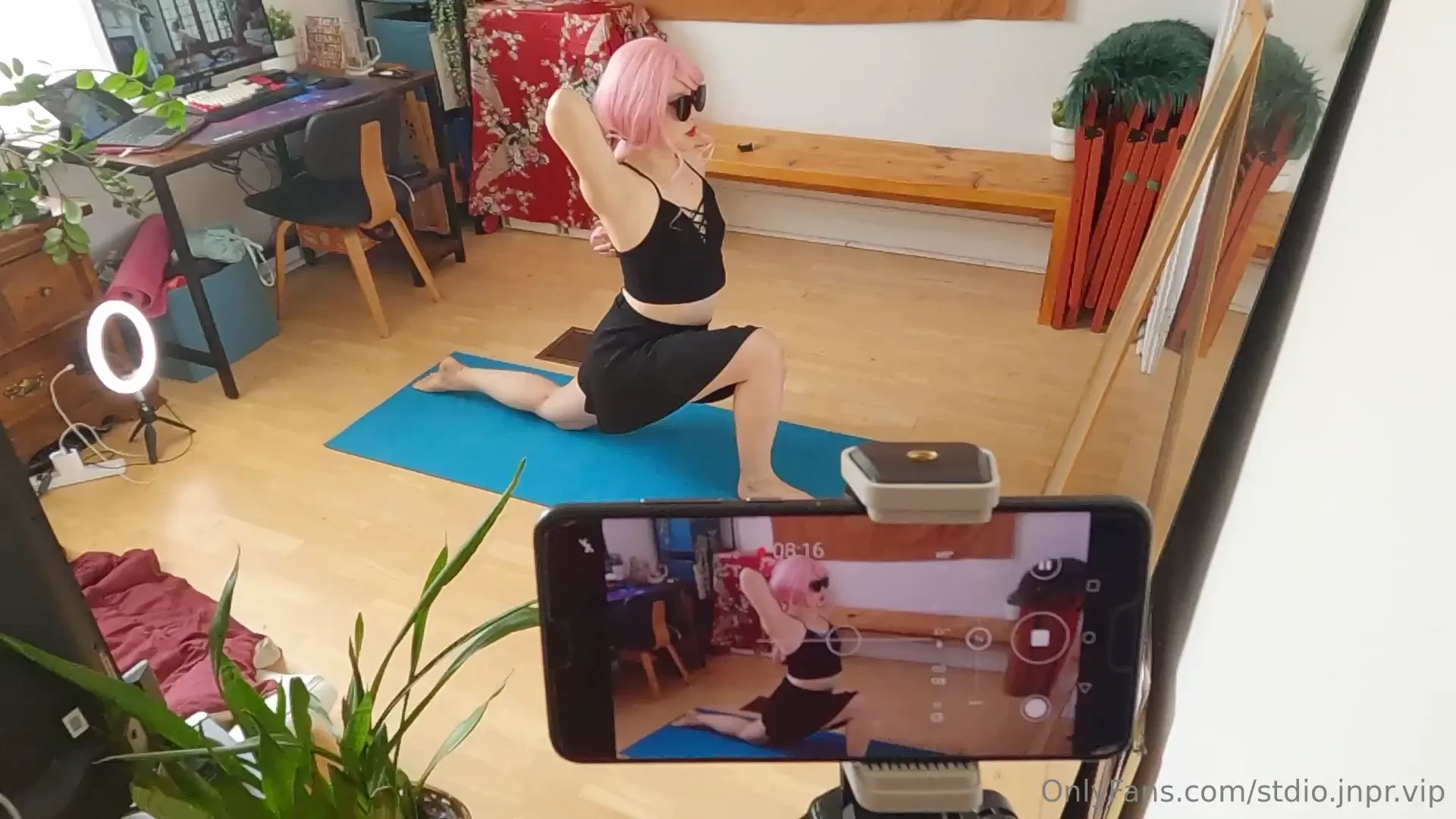 Extended version yoga in the new living room this video is also 