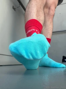 Hope you like my christmas socks bugs because you re gonna be