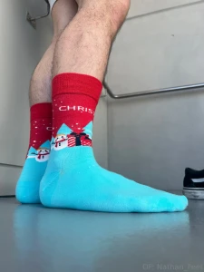 Hope you like my christmas socks bugs because you re gonna be part 1