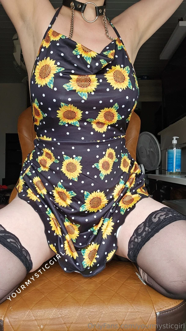 What you think of my new dress or beter without it 