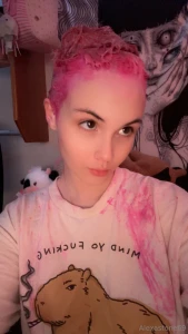 Is the pink hair cute