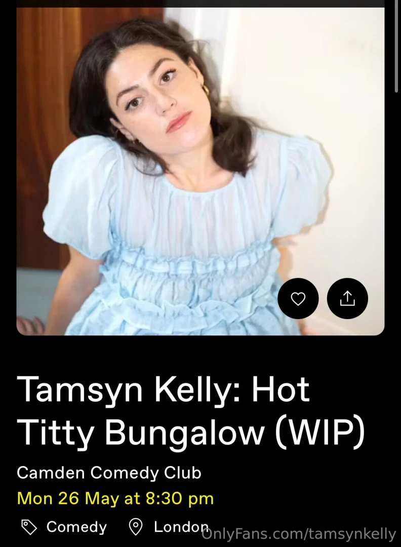 London show this bank holiday monday 