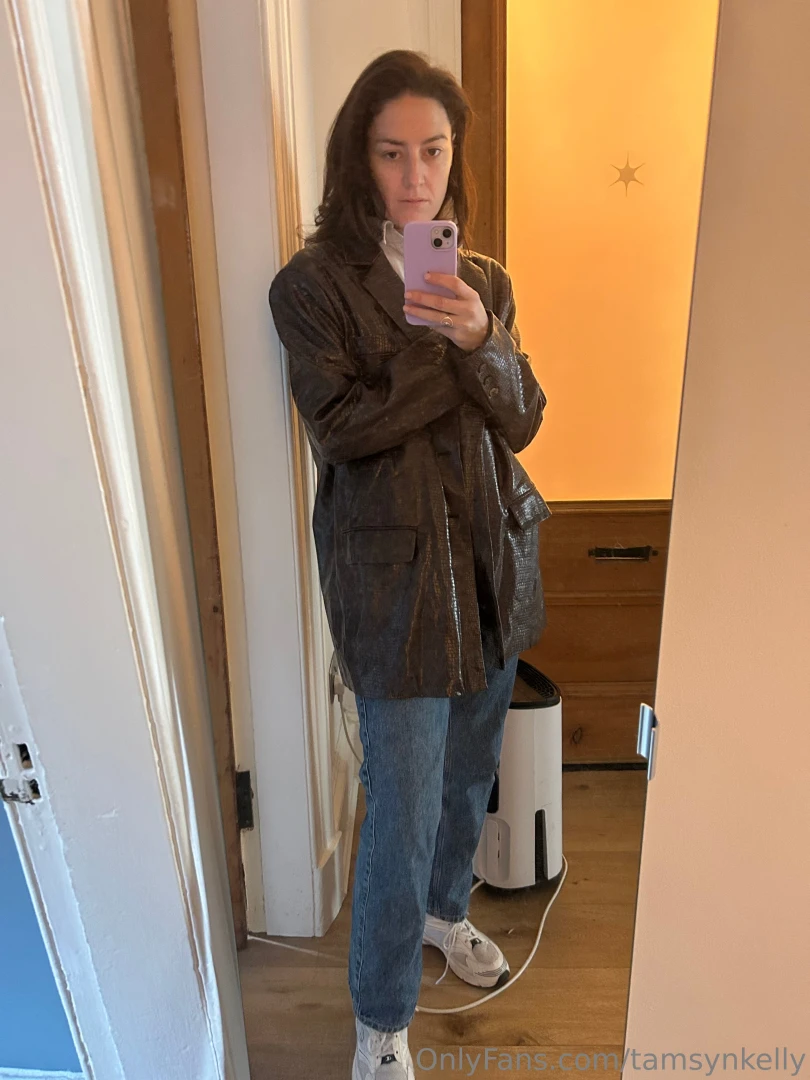 Is this jacket too big shiny 80s part 2 