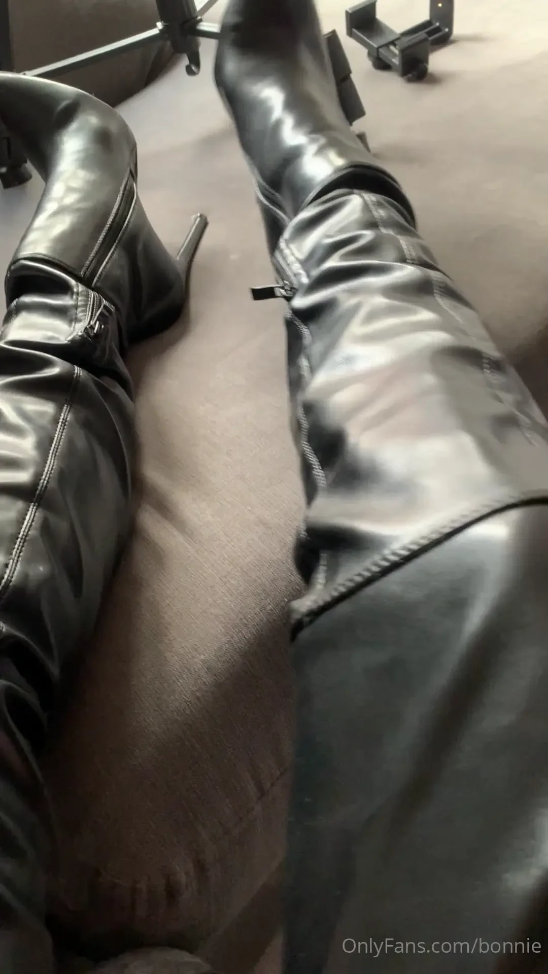 Pov of my over the knee boots 