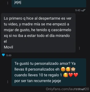 Personalizados entregados con xito me encanta cumplir vuestras fantas part 1