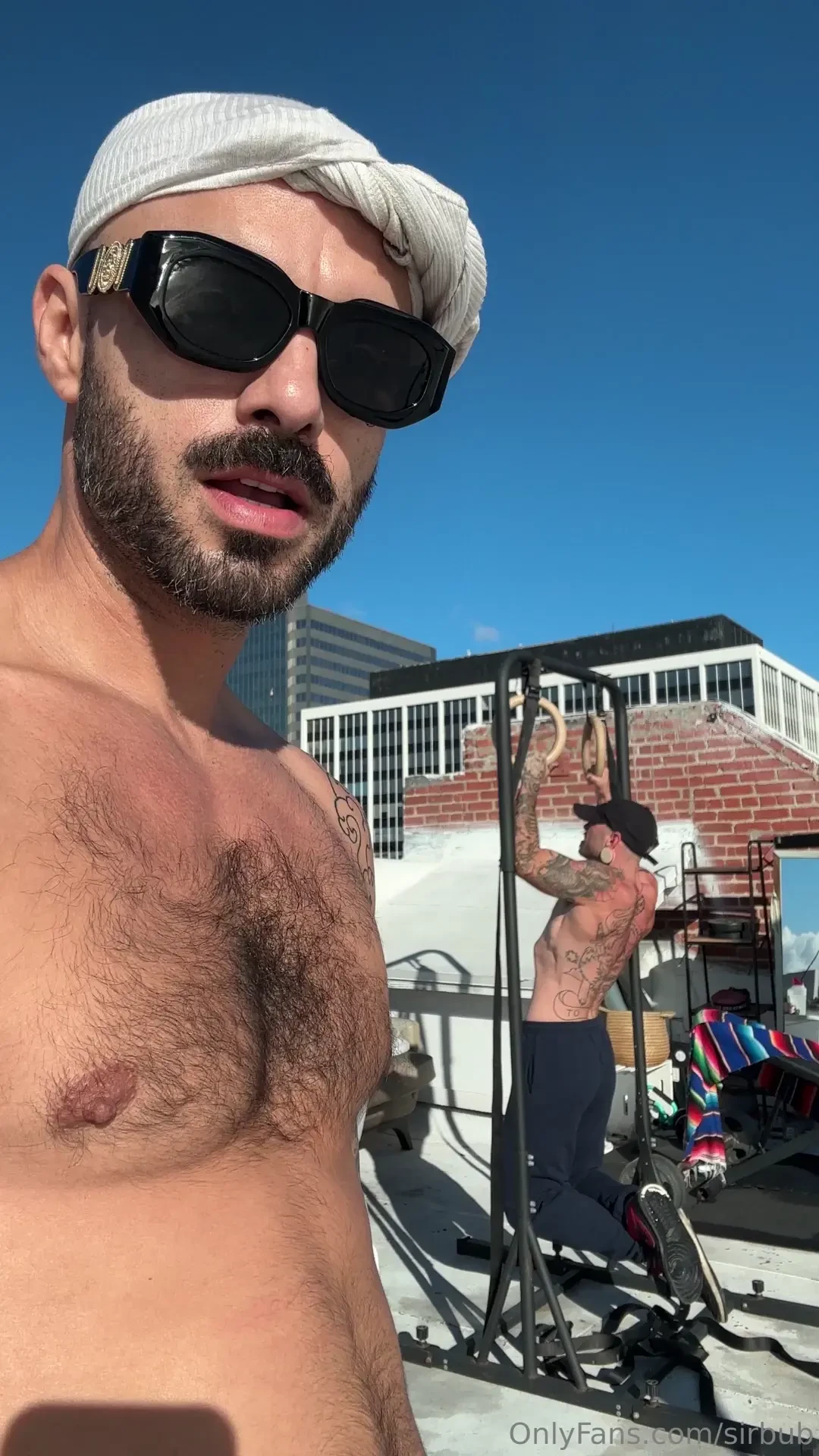 Roof gymin w my bro viktor 