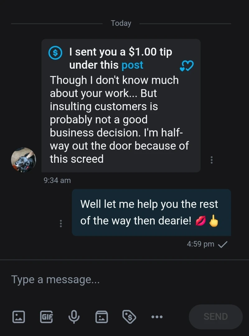 Psa if what i say do or offer pisses you off you can just leave or you 