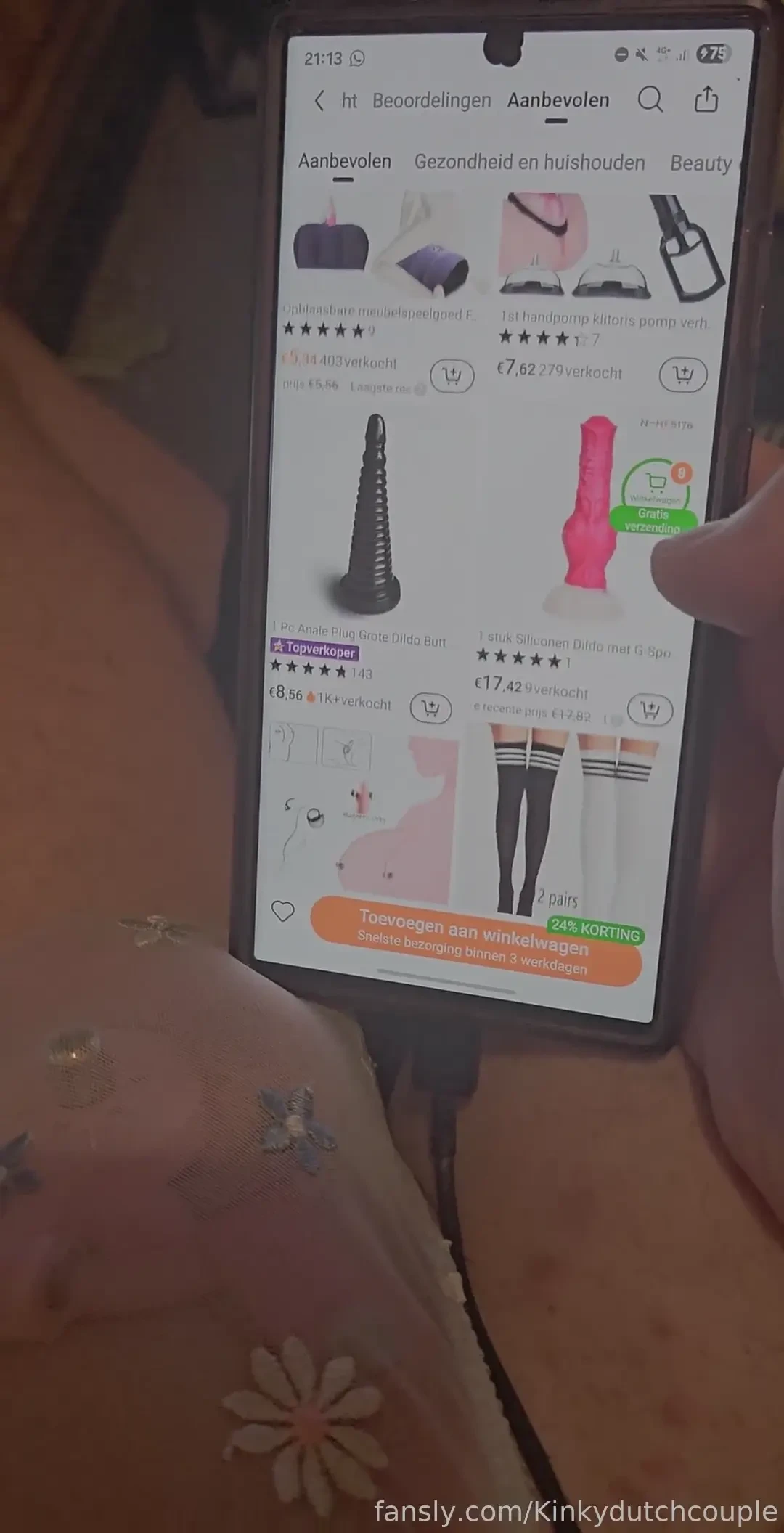 Toy shopping for my naughty little caged sissy since he cant use his 