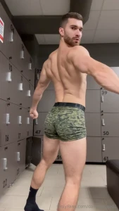 Gym locker room checked