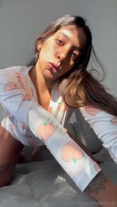 Imagine waking up next to me and seeing me in these sexy pajamas just part 1