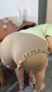 Cleaning my house oops did u see it