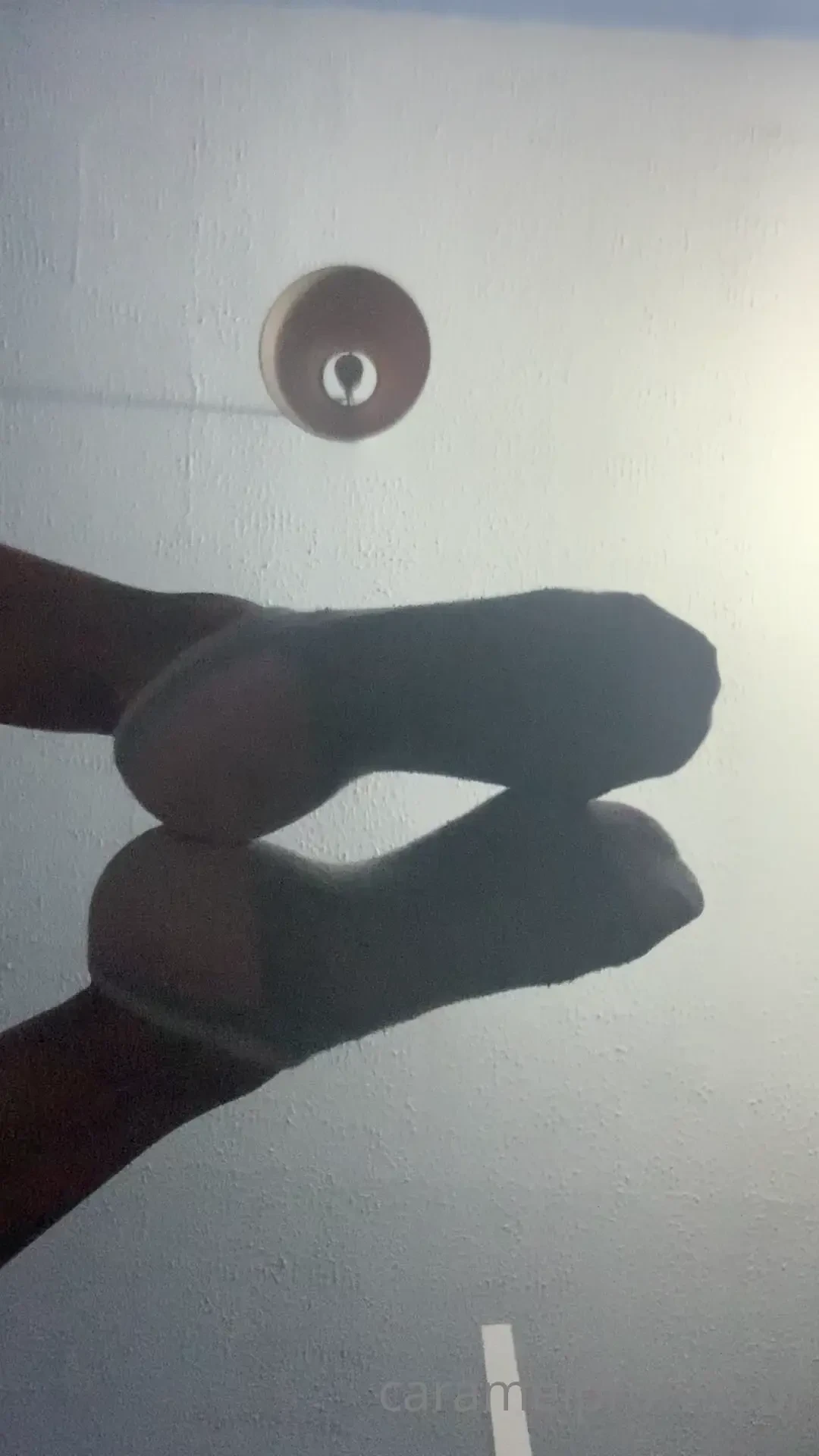 Lie down on the floor put your screen above your face to watch this 