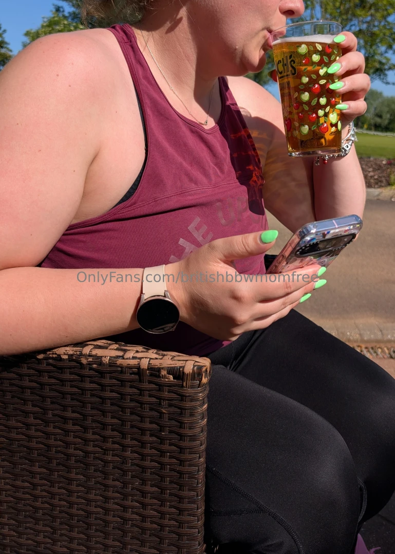 Beer garden and cider who wants to buy my next drink 