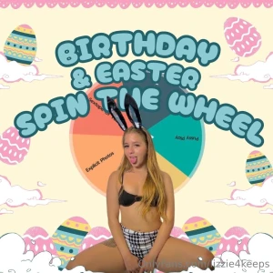 Birthday amp easter spin the wheel it s my birthday weekend and easter