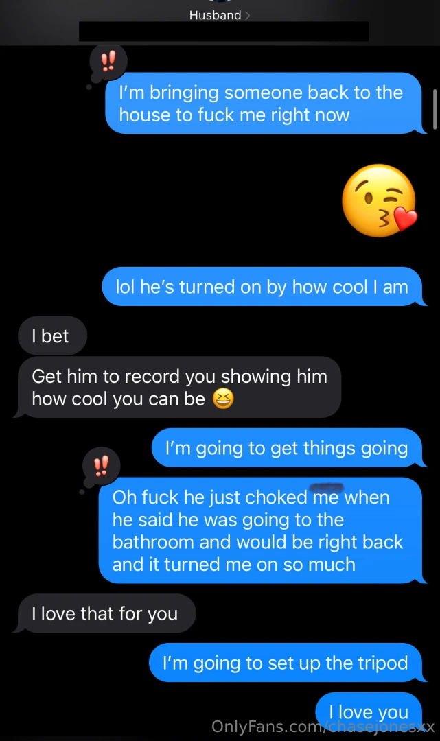 I can t believe these texts between my husband and i whenever i go part 2 