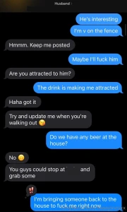 I can t believe these texts between my husband and i whenever i go part 4